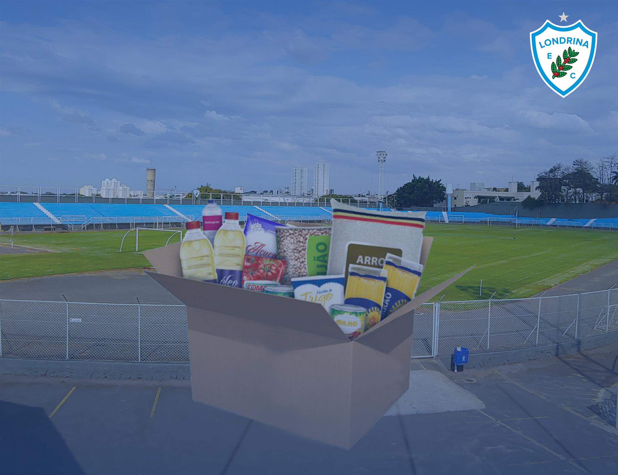 Londrina Esporte Clube promove campanha de arrecadação de alimentos